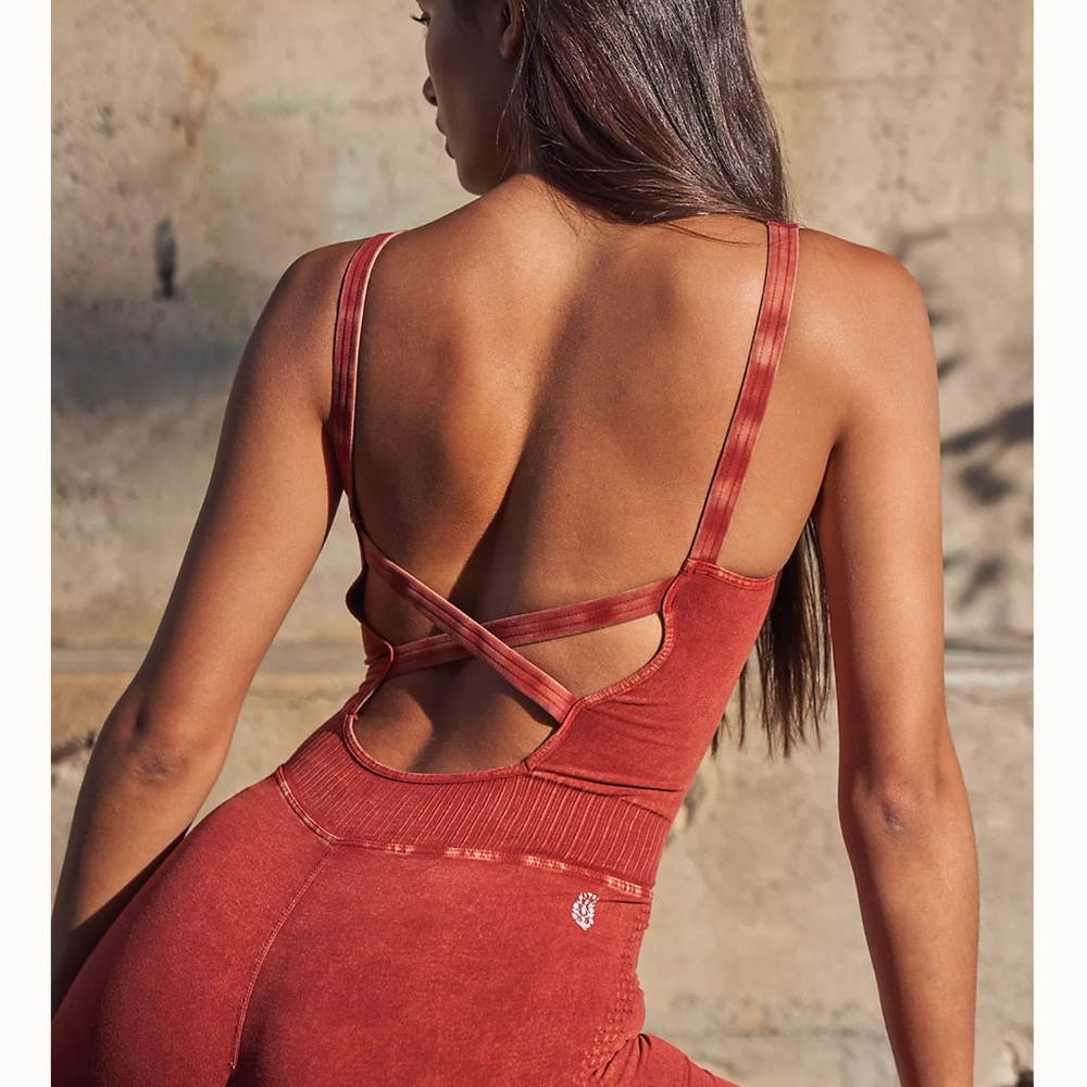 Free People NWT Workout Good Karma Onsie XS Small